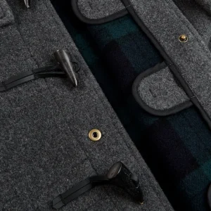 Gloverall Coats & Jackets | Grey Wool Morris Duffle Coat