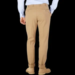 Incotex Trousers | Khaki Beige Cotton Stretch Regular Fit Chinos