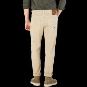 Incotex Jeans | Khaki Beige Cotton Stretch Five Pocket Jeans