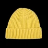 William Lockie Beanies | Laguna Yellow Geelong Lambswool Ribbed Beanie