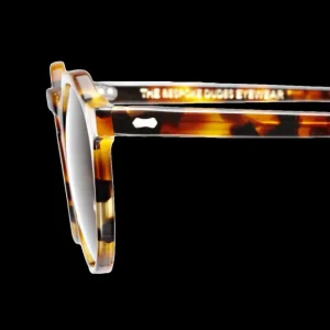 The Bespoke Dudes Sunglasses | Lapel Amber Tortoise Tobacco Lenses 49Mm