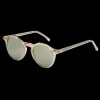 The Bespoke Dudes Sunglasses | Lapel Champagne Transparent Bottle Lenses 49Mm