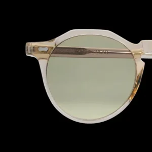 The Bespoke Dudes Sunglasses | Lapel Champagne Transparent Bottle Lenses 49Mm