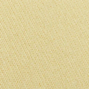 William Lockie Knitwear | Lemon Frost V-Neck Cashmere Sweater