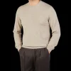 Piacenza Cashmere Knitwear | Light Beige Cashmere Crewneck