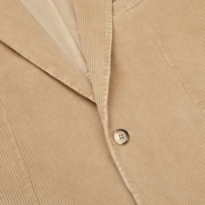 L.B.M. 1911 Blazers | Light Beige Cotton Corduroy Blazer