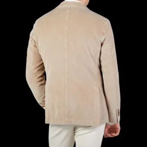 L.B.M. 1911 Blazers | Light Beige Cotton Corduroy Blazer