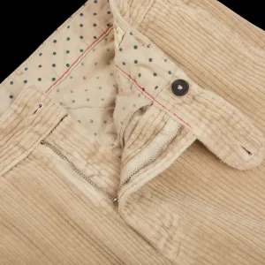 Massimo Alba Trousers | Light Beige Cotton Corduroy Trousers