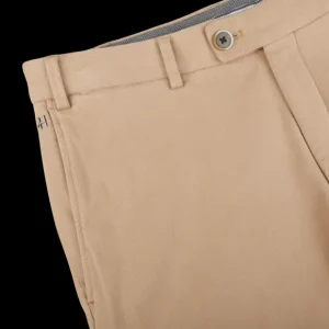 Hiltl Trousers | Light Beige Cotton Stretch Regular Fit Chinos