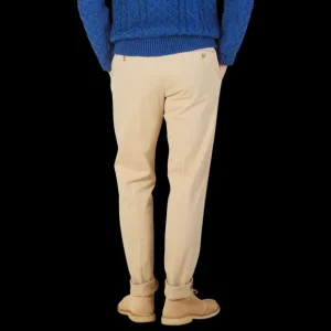Incotex Trousers | Light Beige Cotton Stretch Comfort Chinos