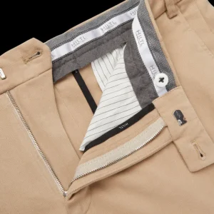 Hiltl Trousers | Light Beige Cotton Stretch Regular Fit Chinos