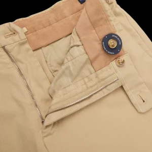 Incotex Trousers | Light Beige Cotton Stretch Comfort Chinos