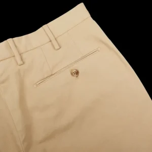 Incotex Trousers | Light Beige Cotton Stretch Comfort Chinos