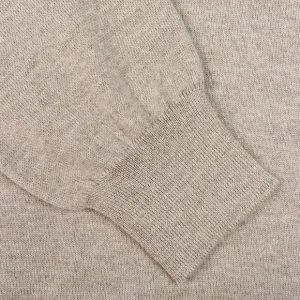 Gran Sasso Knitwear | Light Beige Extra Fine Merino Roll Neck