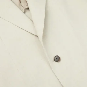 Baltzar Sartorial Suits | Light Beige Wool Linen Suit Jacket