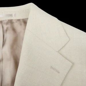 Baltzar Sartorial Suits | Light Beige Wool Linen Suit Jacket