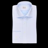 Stenströms Shirts | Light Blue Fitted Body Single Cuff Shirt