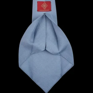Dreaming Of Monday Ties | Light Blue 7-Fold Vintage Linen Tie