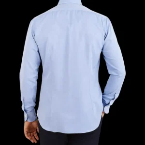 Mazzarelli Shirts | Light Blue Oxford Button Down Regular Shirt