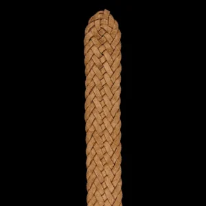 Andersons Belts | Light Brown Braided Suede Leather 40Mm Belt