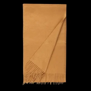 Johnstons Of Elgin Scarves | Light Camel Beige Cashmere Scarf