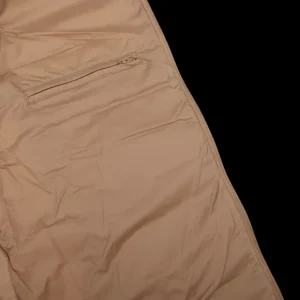 Herno Knitwear | Light Camel Wool Silk Nylon Padded Jacket