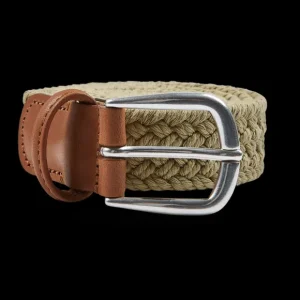 Andersons Belts | Light Green Cotton Canvas 30Mm Belt