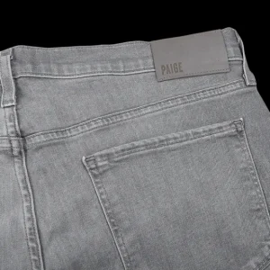 Paige Jeans | Light Grey Cotton Stretch Lennox Jeans