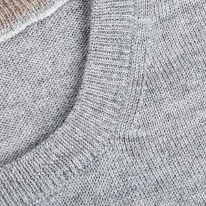 Gran Sasso Sweaters | Light Grey Extra Fine Merino Crew Neck