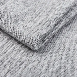 Gran Sasso Knitwear | Light Grey Extra Fine Merino Roll Neck