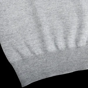 Gran Sasso Sweaters | Light Grey Extra Fine Merino Crew Neck