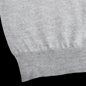 Gran Sasso Knitwear | Light Grey Extra Fine Merino Roll Neck