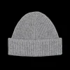 Yacaia Beanies | Light Grey Wool Cashmere Beanie