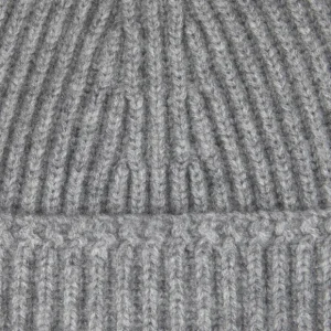 Yacaia Beanies | Light Grey Wool Cashmere Beanie