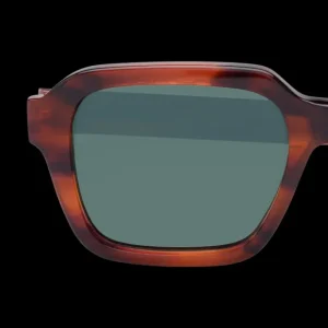 The Bespoke Dudes Sunglasses | Lino Eco Havana Bottle Green Lenses 52Mm