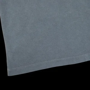 Majestic Filatures T-Shirts | Metal Blue Cotton Stretch T-Shirt