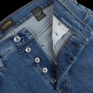 C.O.F Studio Jeans | Mid Blue Organic Candiani Cotton M7 Jeans