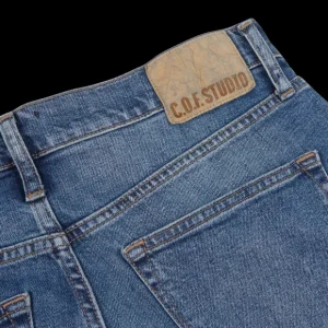 C.O.F Studio Jeans | Mid Blue Organic Candiani Cotton M7 Jeans