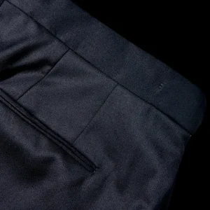 Tagliatore Suits | Midnight Navy Pleated Super 110S Wool Trousers
