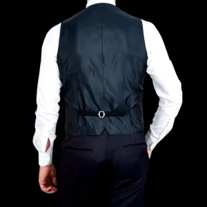 Tagliatore Suits | Midnight Navy Super 110S Wool Suit Waistcoat