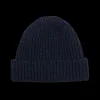 William Lockie Beanies | Midnightmix Geelong Lambswool Ribbed Beanie