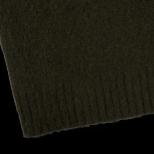 Aspesi Polo Shirts | Militare Green Shetland Wool Polo Shirt