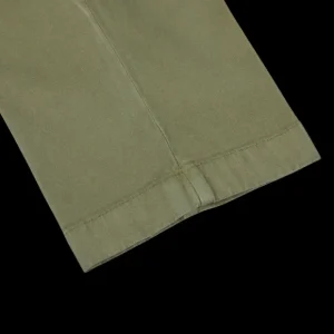 Berwich Trousers | Military Green Cotton Stretch Chinos