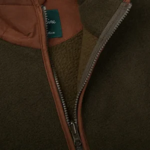 Alan Paine Gilets | Moss Green Fleece Aylsham Gilet