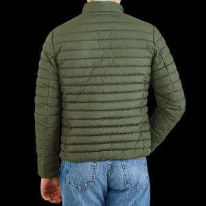 Save The Duck Coats & Jackets | Moss Green Technical Down Alexander Jacket