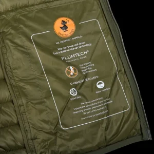 Save The Duck Outerwear | Moss Green Technical Down Alexander Jacket