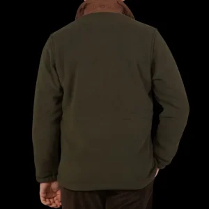 Alan Paine Coats & Jackets | Moss Green Windblock Fleece Aylsham Jacket
