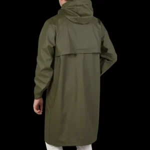 Tretorn Coats & Jackets | Moss Green Wings Long Rain Jacket