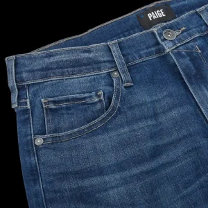 Paige Jeans | Mulholland Blue Cotton Stretch Lennox Jeans