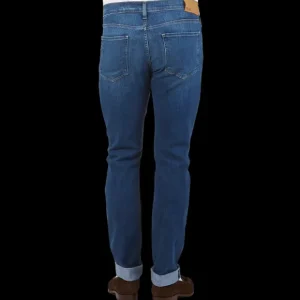 Paige Jeans | Mulholland Blue Cotton Stretch Lennox Jeans
